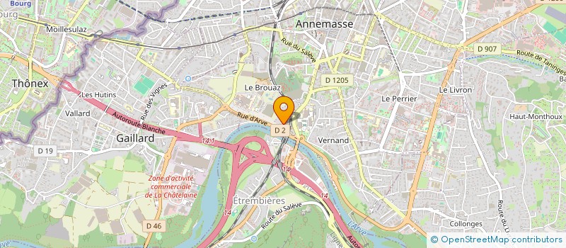 localisation de l'entreprise SCI AMBRO à ANNEMASSE