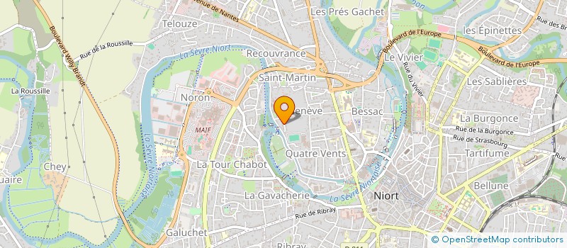 localisation de l'entreprise SCI AMBROISE à NIORT
