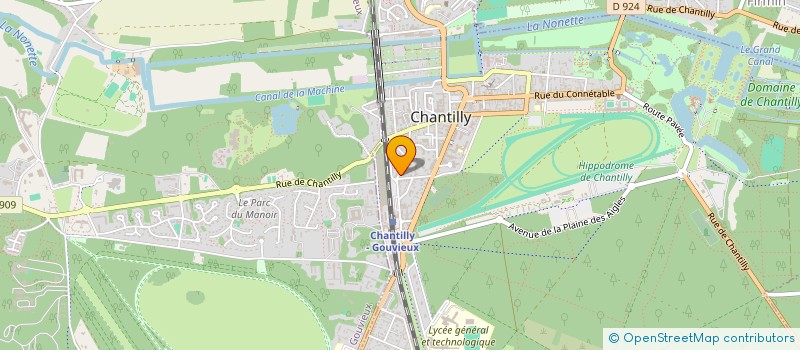 localisation de l'entreprise SCI AMBROISE  CHANTILLY