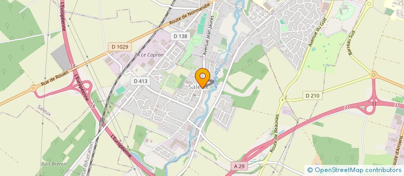 localisation de l'entreprise SCI AMBROISE  SALEUX