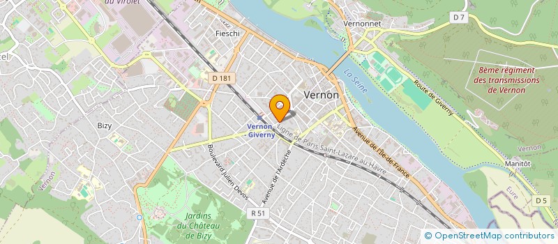 localisation de l'entreprise SCI AMBROISE BULLY à VERNON