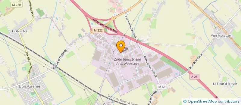 localisation de l'entreprise SCI AMBROISE PARE  LA CHAPELLE-D'ARMENTIERES