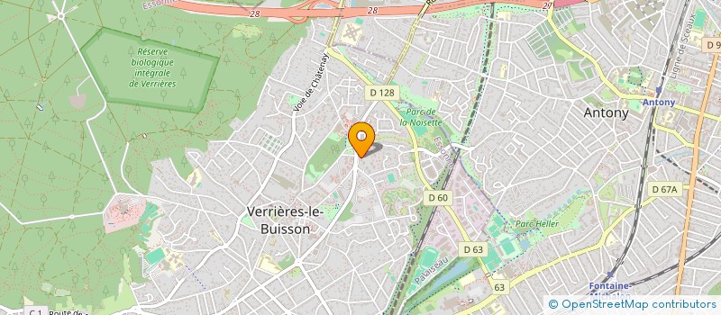 localisation de l'entreprise SCI AMBROISE PARE à VERRIERES-LE-BUISSON