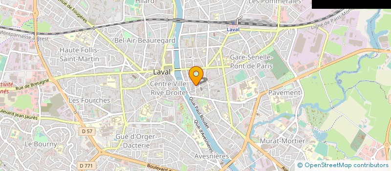 localisation de l'entreprise SCI AMBROISE PARE à LAVAL