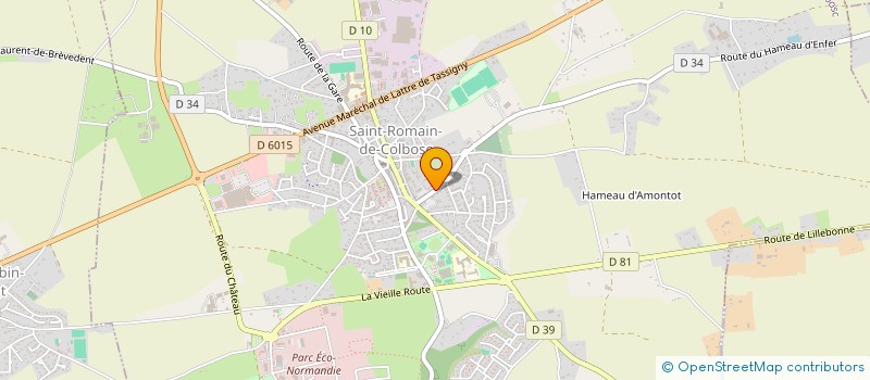 localisation de l'entreprise SCI AMBROISE PARE  SAINT-ROMAIN-DE-COLBOSC