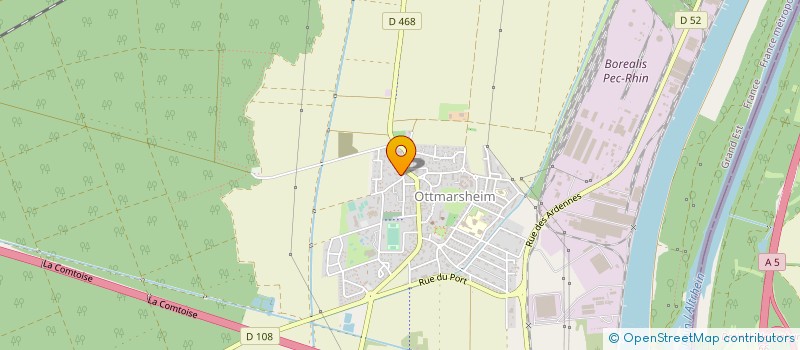 localisation de l'entreprise SCI AMBROISE PARE  OTTMARSHEIM