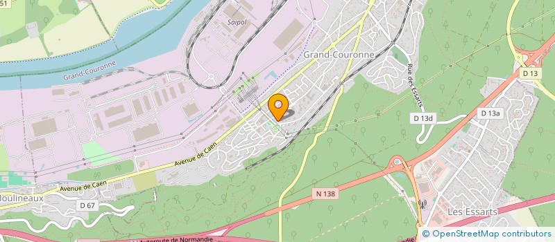 localisation de l'entreprise SCI AMBROISE PARE  GRAND-COURONNE