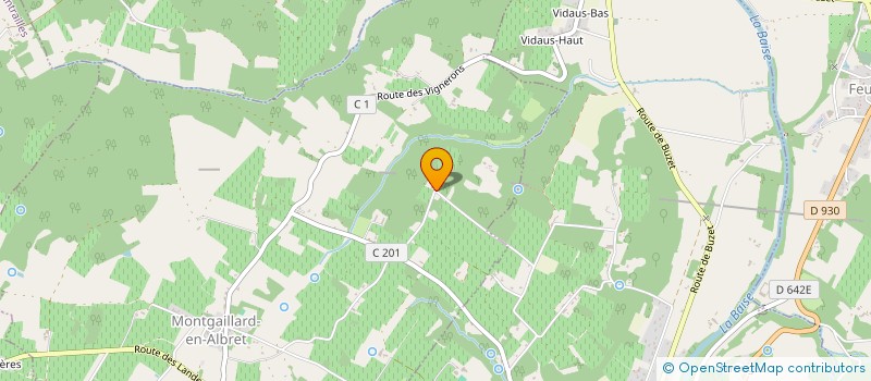 localisation de l'entreprise SCI AMBROR  MONTGAILLARD-EN-ALBRET