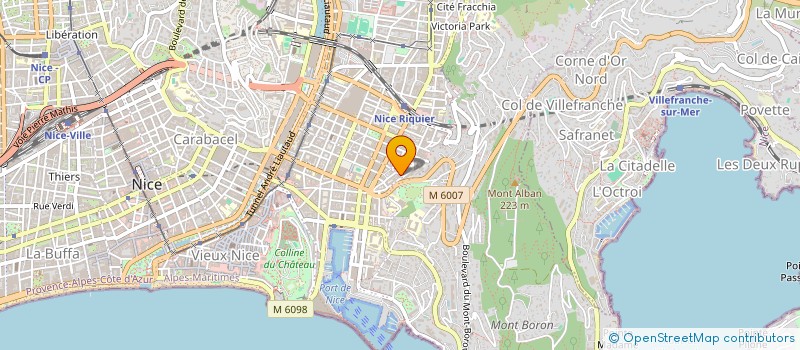 localisation de l'entreprise SCI AMBROSIANI à NICE