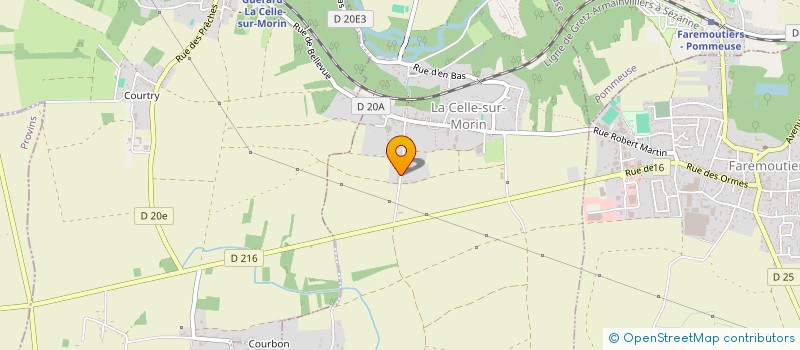 localisation de l'entreprise SCI AMBRUNE  LA CELLE-SUR-MORIN