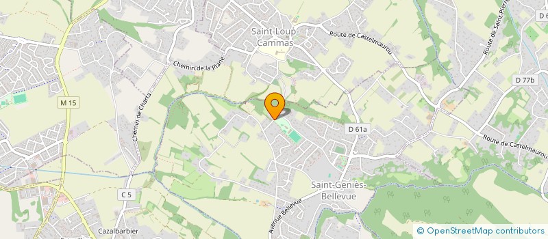 localisation de l'entreprise SCI AMBRUNION  SAINT-GENIES-BELLEVUE