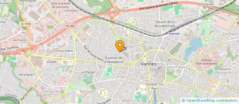 localisation de l'entreprise SCI AMBULANCE VANNETAISE à VANNES