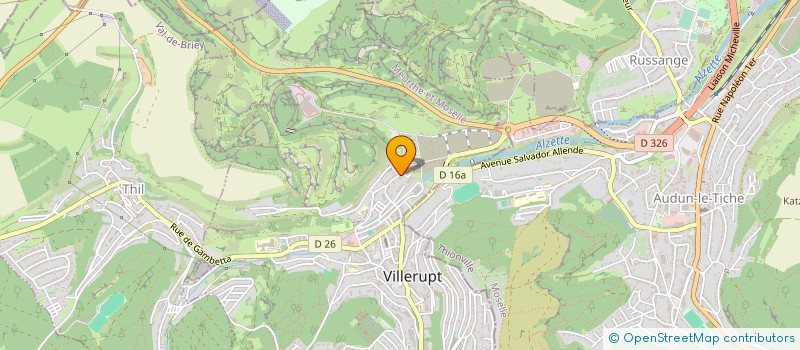 localisation de l'entreprise SCI AMBULOTTAV  VILLERUPT