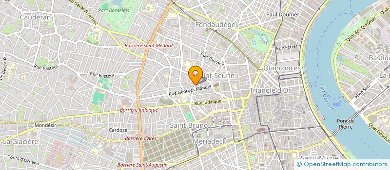 localisation de l'entreprise SCI AMC  BORDEAUX