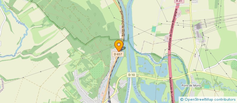 localisation de l'entreprise SCI AMC  DIEULOUARD