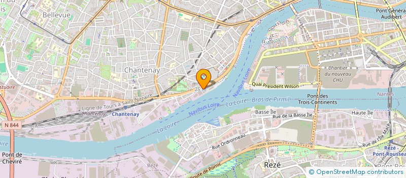 localisation de l'entreprise SCI AMC à NANTES
