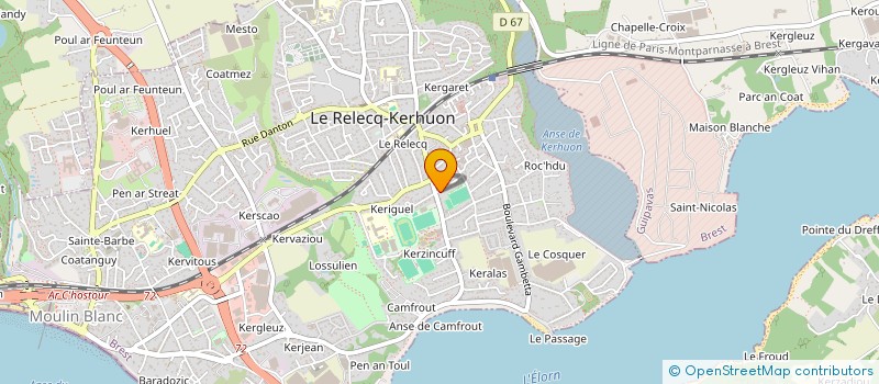 localisation de l'entreprise SCI AMC  LE RELECQ-KERHUON