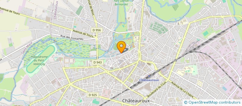localisation de l'entreprise SCI AMC à CHATEAUROUX