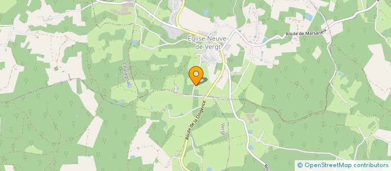 localisation de l'entreprise SCI AMC  EGLISE-NEUVE-DE-VERGT