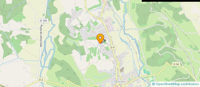 localisation de l'entreprise SCI AMC PLACE à MONEIN