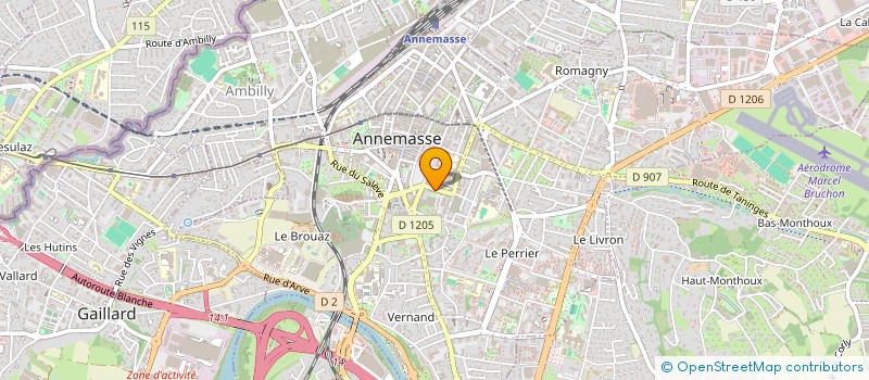 localisation de l'entreprise SCI AMC2V à ANNEMASSE