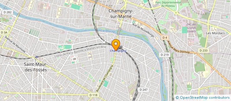 localisation de l'entreprise SCI AMCAR à SAINT-MAUR-DES-FOSSES