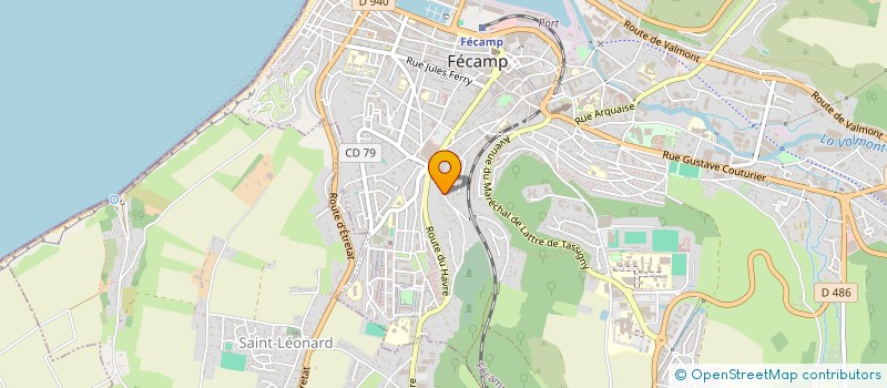 localisation de l'entreprise SCI AMCB  FECAMP