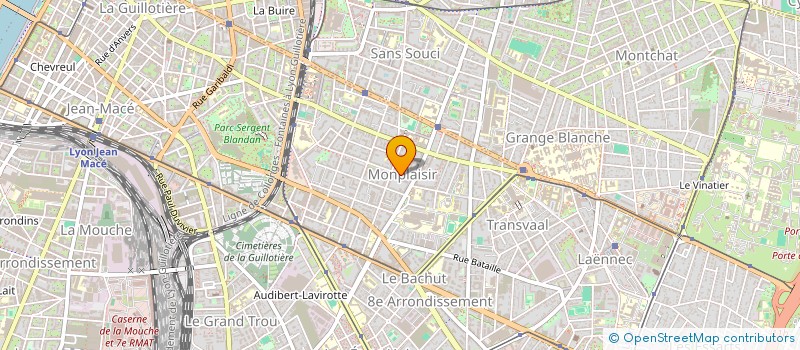 localisation de l'entreprise SCI AMCCM  LYON