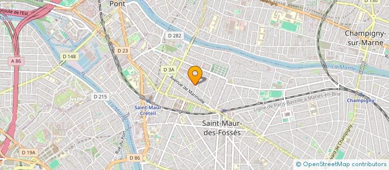 localisation de l'entreprise SCI AMCE à SAINT-MAUR-DES-FOSSES