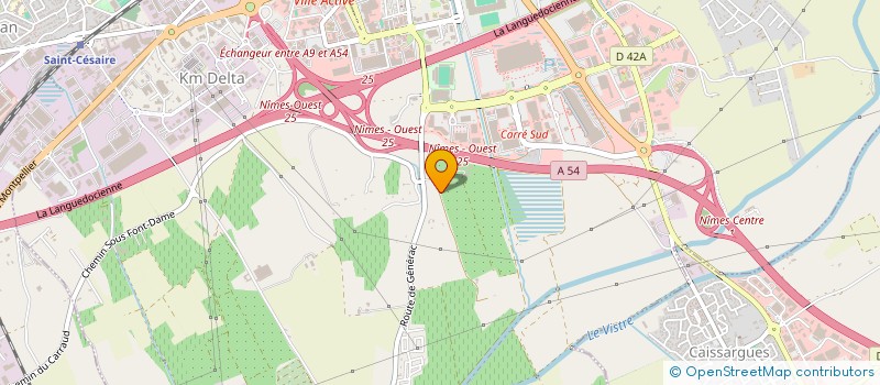 localisation de l'entreprise SCI AMCJ  NIMES