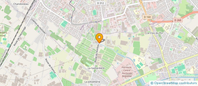 localisation de l'entreprise SCI AMCJ FRERES  LES PONTS-DE-CE