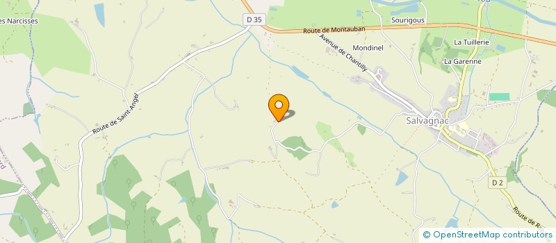 localisation de l'entreprise SCI AMCM  SALVAGNAC