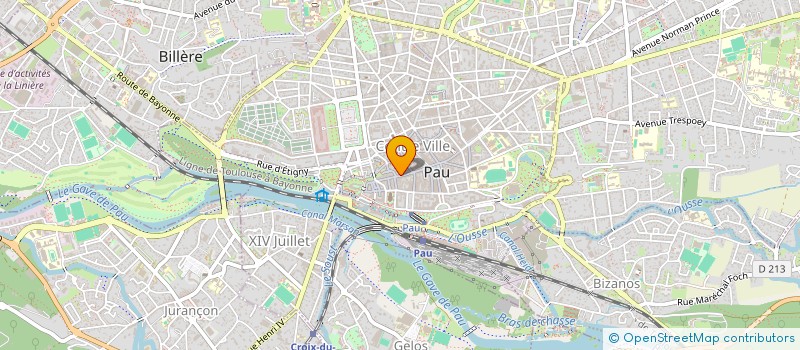 localisation de l'entreprise SCI AMD à PAU