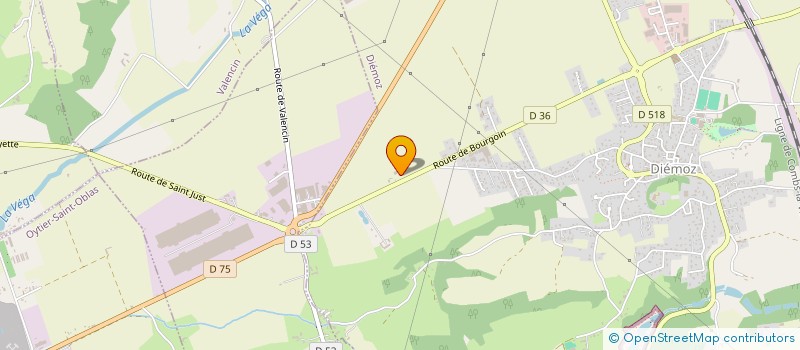 localisation de l'entreprise SCI AMD  DIEMOZ