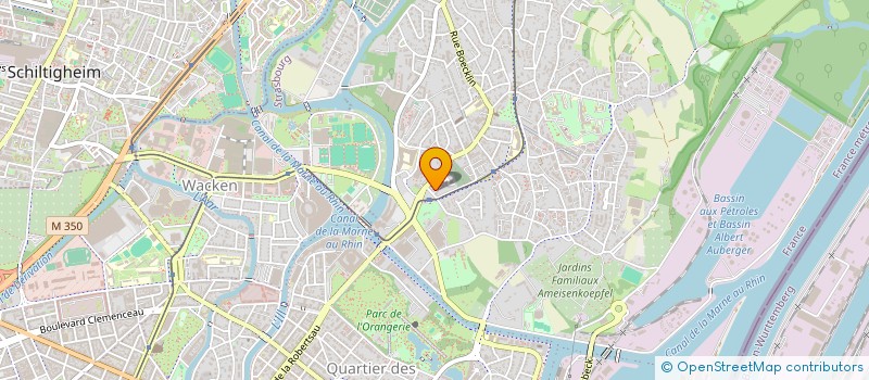 localisation de l'entreprise SCI AMD  STRASBOURG