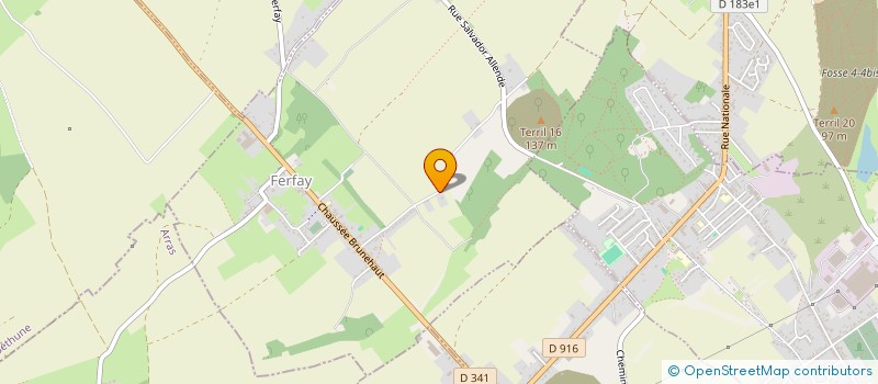 localisation de l'entreprise SCI AMD  FERFAY