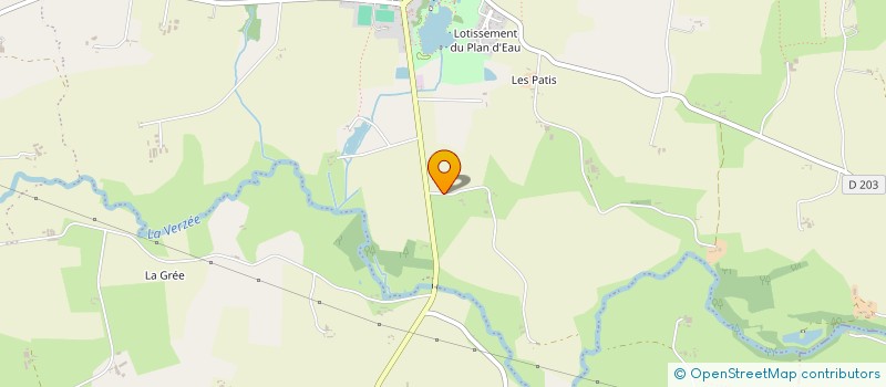 localisation de l'entreprise SCI AMD-ANGERS  OMBREE D'ANJOU