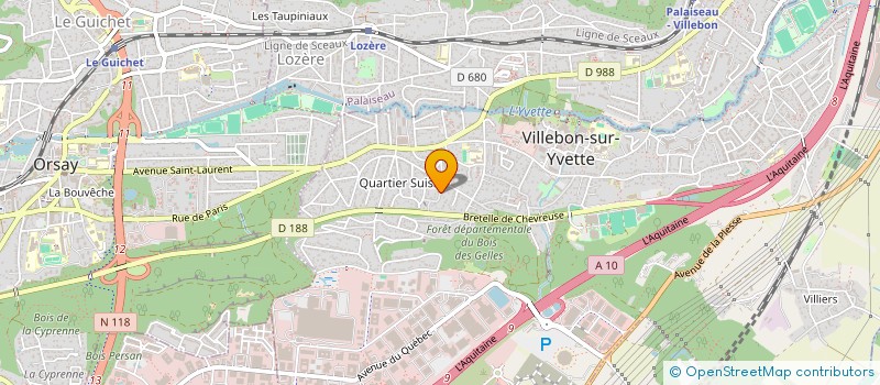 localisation de l'entreprise SCI AMD RESIDENTIAL à VILLEBON-SUR-YVETTE