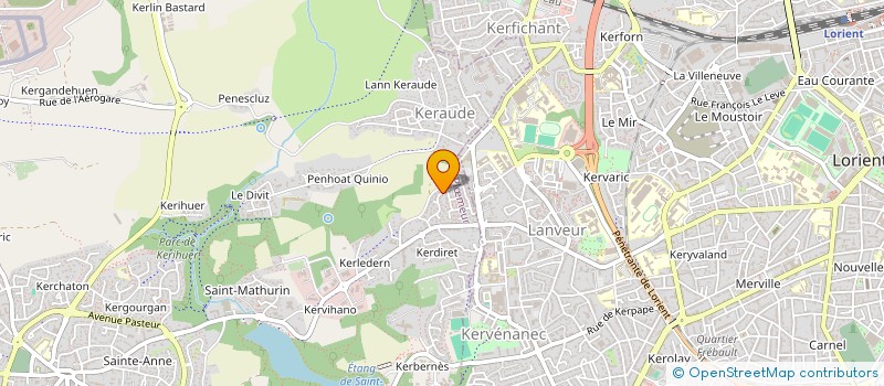 localisation de l'entreprise SCI AMDA à PLOEMEUR