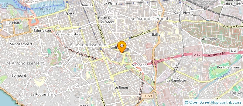 localisation de l'entreprise SCI AMDAG 2 à MARSEILLE