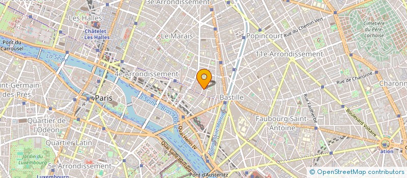 localisation de l'entreprise SCI AMDC  PARIS