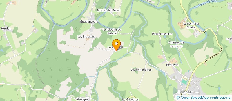 localisation de l'entreprise SCI AMDG à BONNAT
