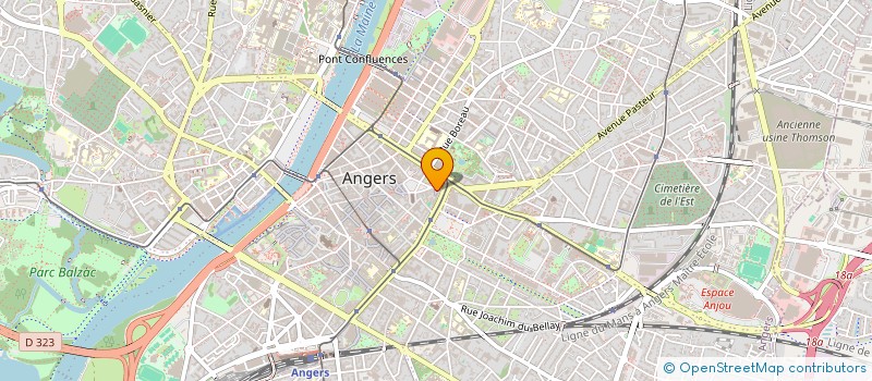 localisation de l'entreprise SCI AMDG IMMO à ANGERS