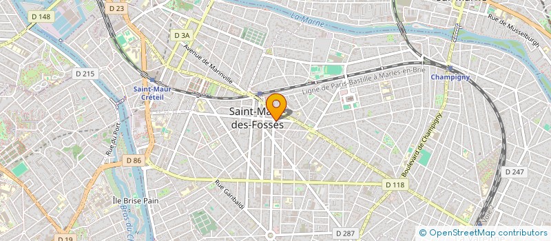 localisation de l'entreprise SCI AMDI à SAINT-MAUR-DES-FOSSES