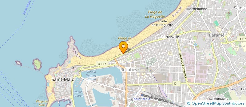 localisation de l'entreprise SCI AMDL  SAINT-MALO