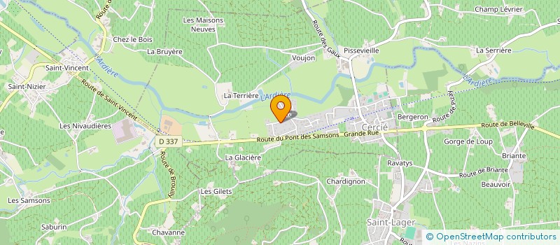 localisation de l'entreprise SCI AMDL  CERCIE