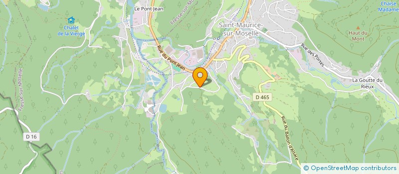 localisation de l'entreprise SCI AMDL  SAINT-MAURICE-SUR-MOSELLE