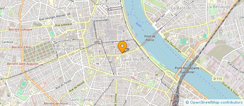 localisation de l'entreprise SCI AMDM  BORDEAUX