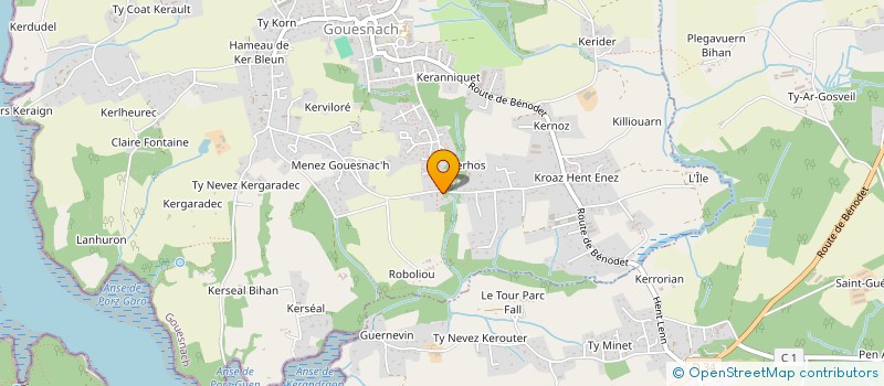 localisation de l'entreprise SCI AMDY  GOUESNACH