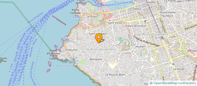 localisation de l'entreprise SCI AME  MARSEILLE